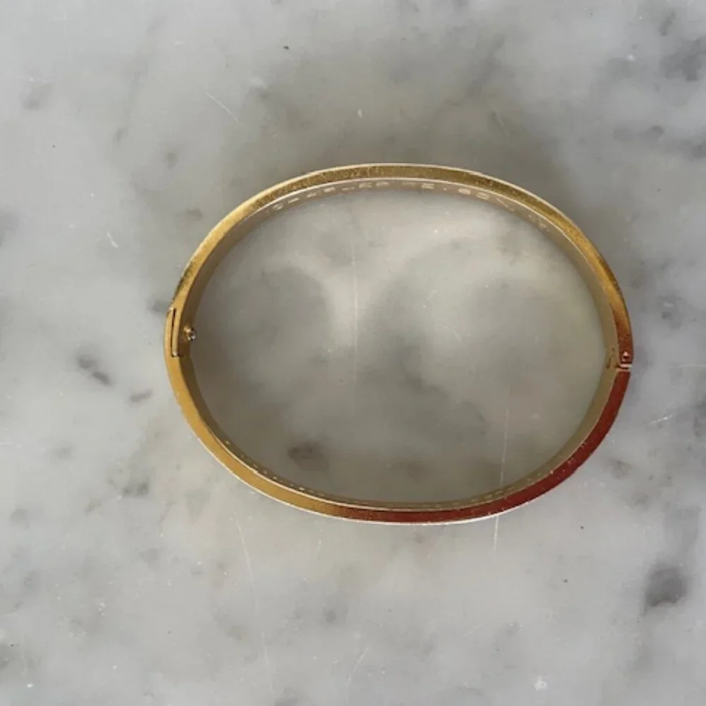 CHARLES REVSON Love Bracelet by Aldo Cipullo 1970 Gold Electroplate